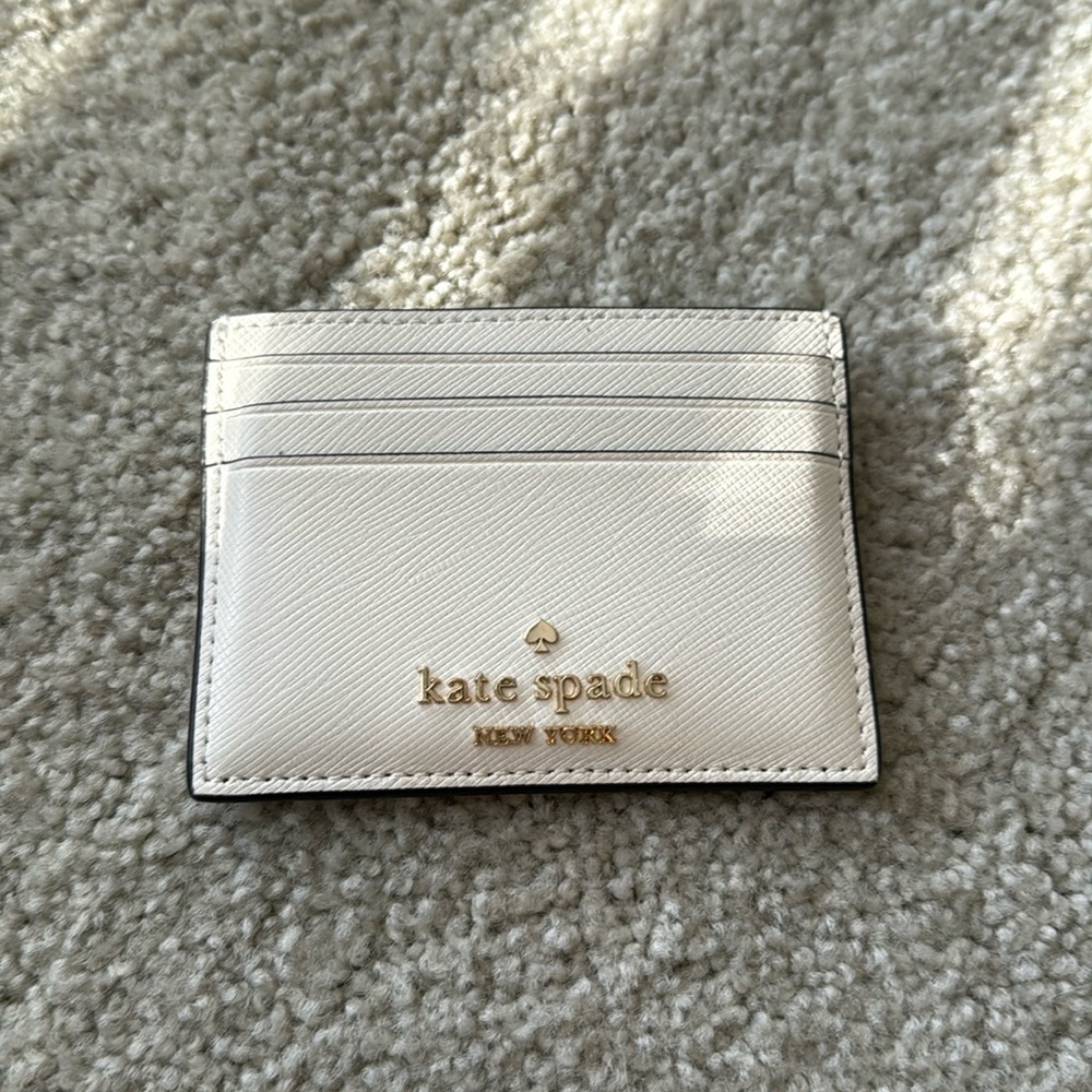 Kate Spade Cream Card Case